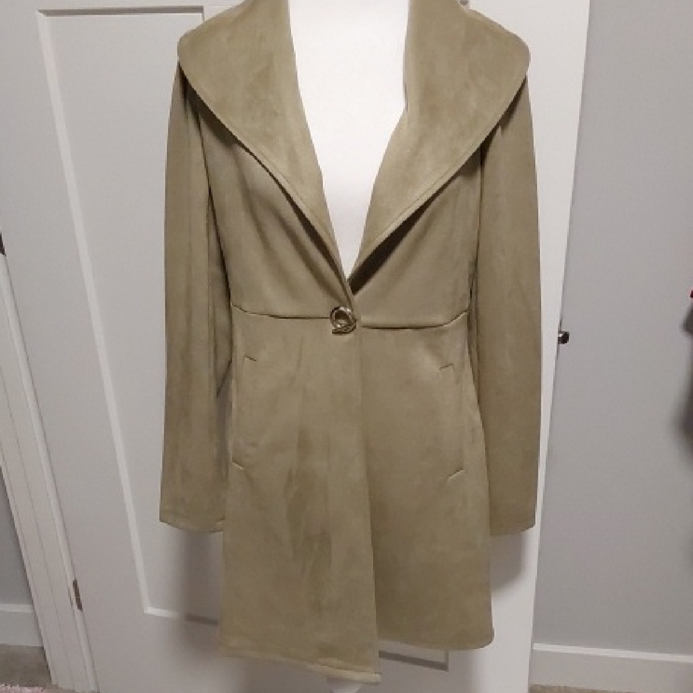 Women's Green Velvet Coat